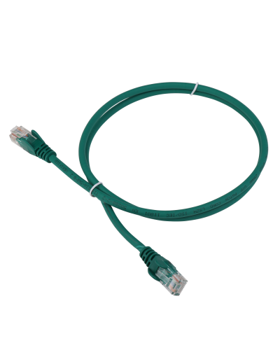 Патч-корд LANMASTER LSZH UTP кат.5e, 0.3 м, зеленый LANMASTER LAN-PC45/U5E-0.3-GN в Череповце Патчкорды (медные) Pintop.ru
