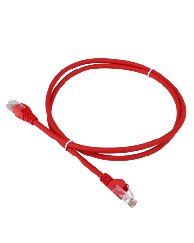 Патч-корд LANMASTER LSZH UTP кат.5e, 0.3 м, красный LANMASTER LAN-PC45/U5E-0.3-RD в Череповце Патчкорды (медные) Pintop.ru