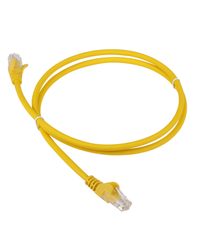 Патч-корд LANMASTER LSZH UTP кат.5e, 0.3 м, желтый LANMASTER LAN-PC45/U5E-0.3-YL в Череповце Патчкорды (медные) Pintop.ru