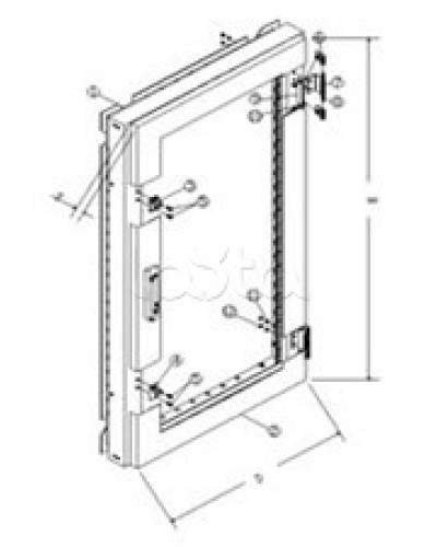Дверь передняя плексигласовая TOA PGD-22 в Череповце Системы оповещения и трансляции TOA Pintop.ru